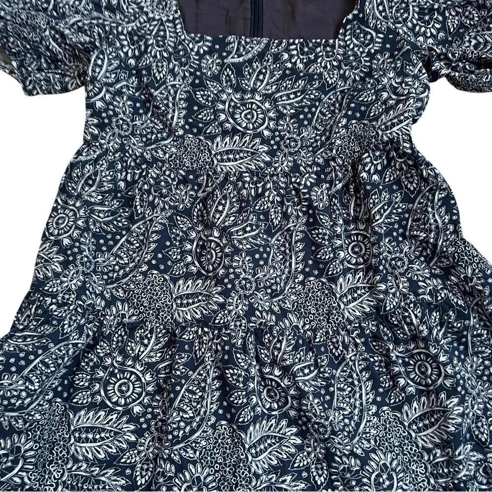 Madewell Puff Sleeve Mini Dress - Picture 3 of 13